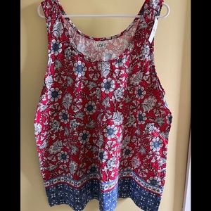 LOFT floral tank